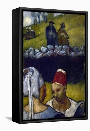 Etude de Bretonnes, vers 1888-Emile Bernard-Framed Premier Image Canvas