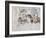 Etude de cavaliers arabes-Eugene Delacroix-Framed Giclee Print