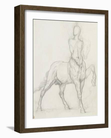 Etude de centaure-Gustave Moreau-Framed Giclee Print