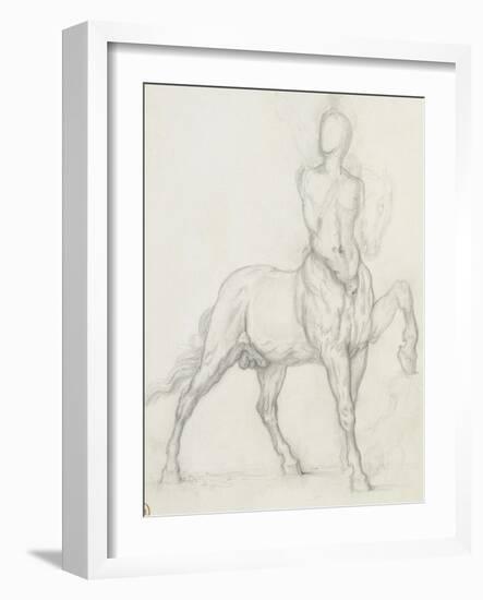 Etude de centaure-Gustave Moreau-Framed Giclee Print