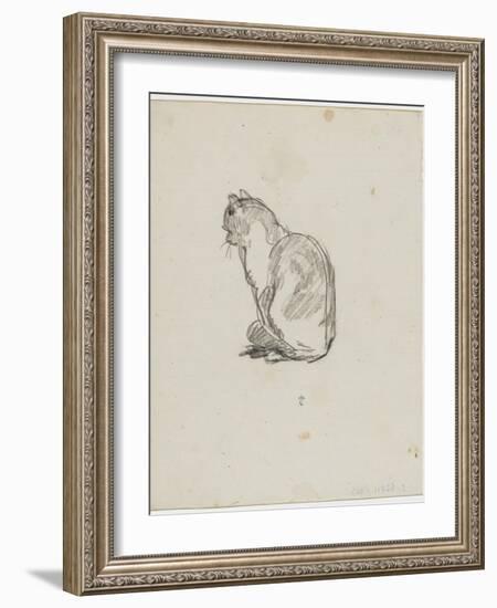 Etude de chat (Villiers)-Thomas Couture-Framed Premium Giclee Print