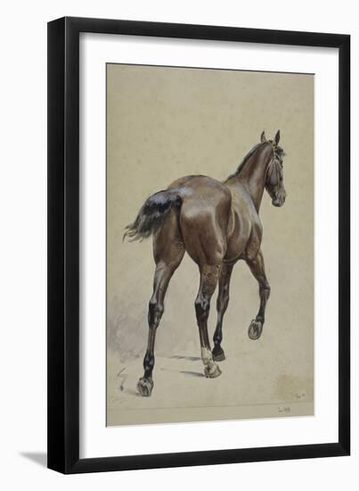 Etude de cheval-Adrien Emmanuel Marie-Framed Giclee Print