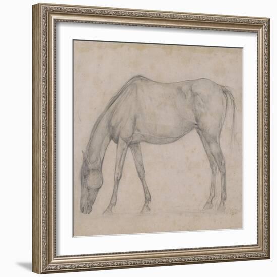 Etude de cheval-Edgar Degas-Framed Premium Giclee Print