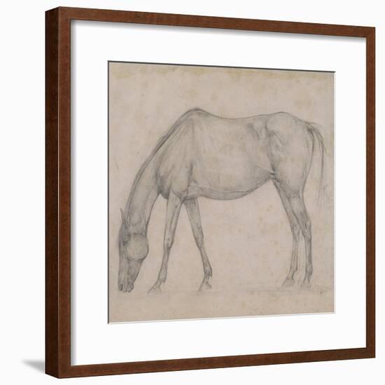 Etude de cheval-Edgar Degas-Framed Premium Giclee Print