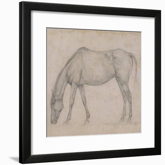 Etude de cheval-Edgar Degas-Framed Giclee Print