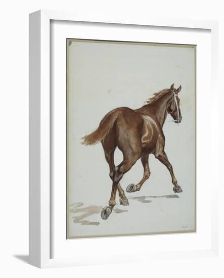 Etude de cheval-Adrien Emmanuel Marie-Framed Giclee Print