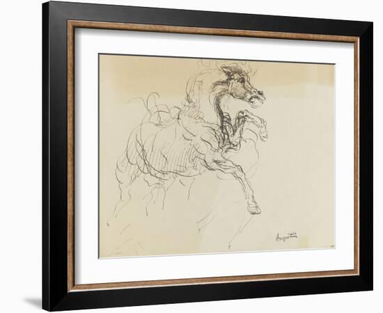 Etude de cheval-Louis Anquetin-Framed Giclee Print