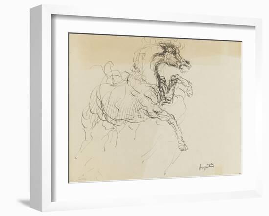 Etude de cheval-Louis Anquetin-Framed Giclee Print