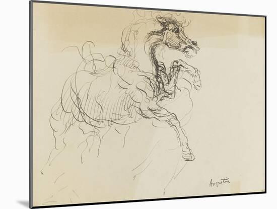 Etude de cheval-Louis Anquetin-Mounted Giclee Print