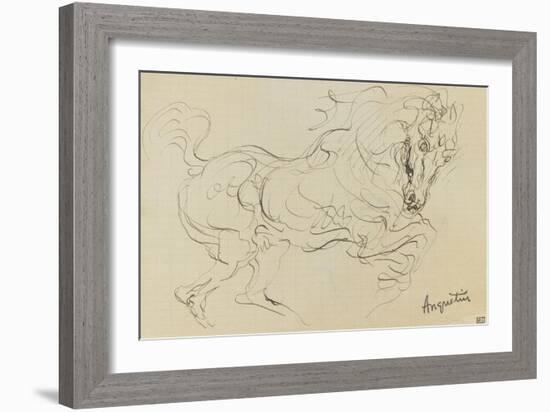 Etude de cheval-Louis Anquetin-Framed Giclee Print