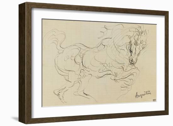 Etude de cheval-Louis Anquetin-Framed Giclee Print