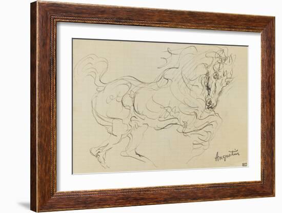 Etude de cheval-Louis Anquetin-Framed Giclee Print