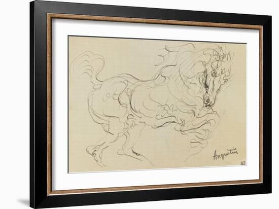 Etude de cheval-Louis Anquetin-Framed Giclee Print