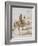 Etude de chevaux et jockeys-Gustave Moreau-Framed Giclee Print