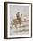 Etude de chevaux et jockeys-Gustave Moreau-Framed Giclee Print