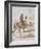 Etude de chevaux et jockeys-Gustave Moreau-Framed Giclee Print