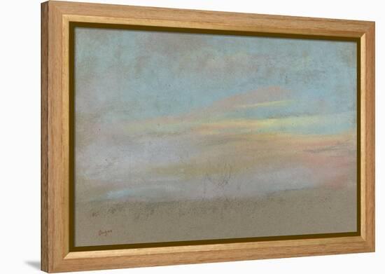 Etude de ciel-Edgar Degas-Framed Premier Image Canvas