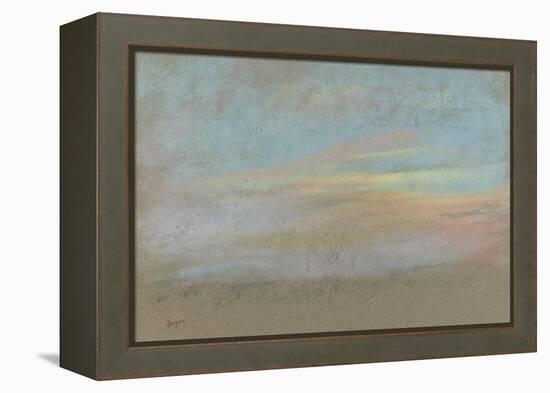 Etude de ciel-Edgar Degas-Framed Premier Image Canvas