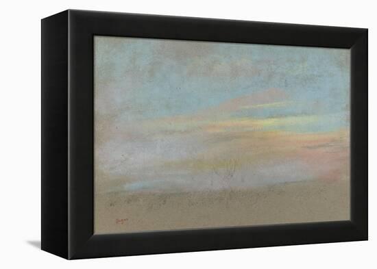 Etude de ciel-Edgar Degas-Framed Premier Image Canvas