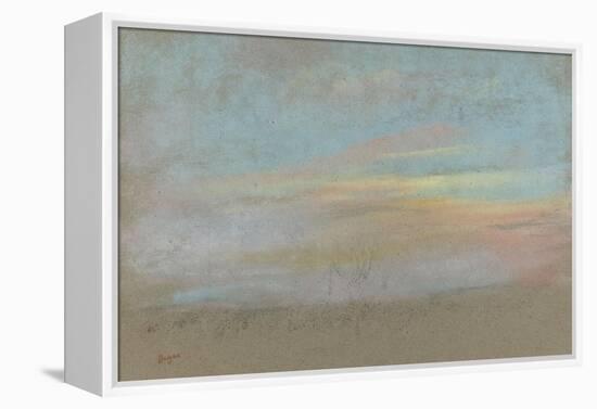 Etude de ciel-Edgar Degas-Framed Premier Image Canvas