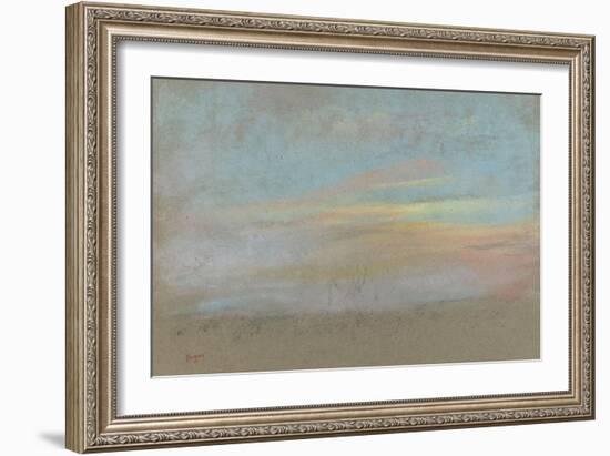 Etude de ciel-Edgar Degas-Framed Giclee Print