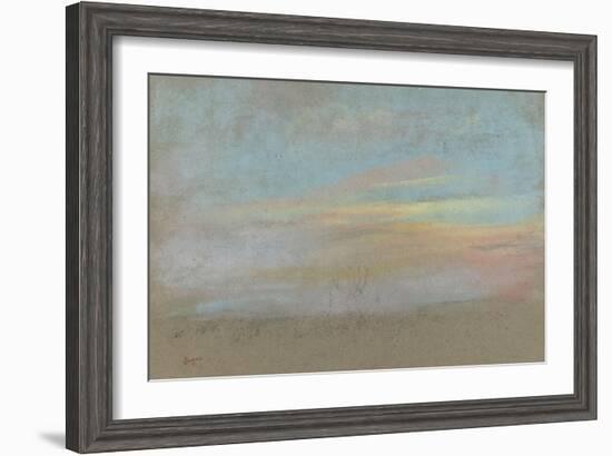 Etude de ciel-Edgar Degas-Framed Giclee Print
