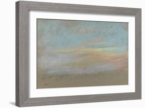 Etude de ciel-Edgar Degas-Framed Giclee Print