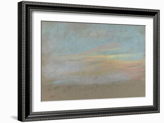 Etude de ciel-Edgar Degas-Framed Giclee Print