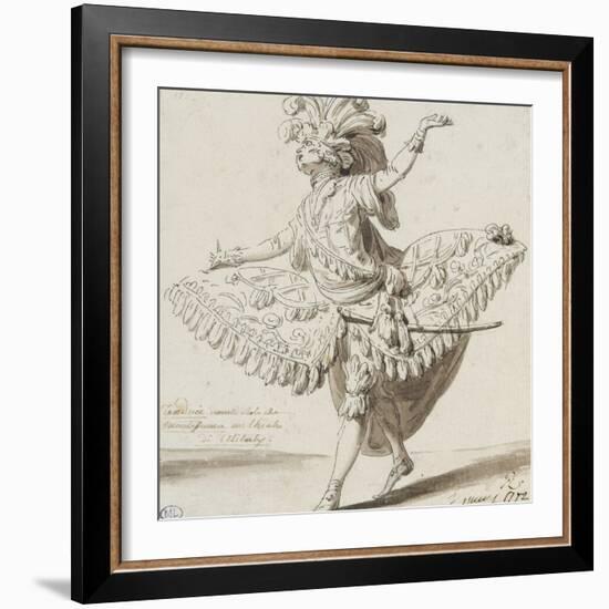 Etude de costume de théâtre-Francois Andre Vincent-Framed Giclee Print