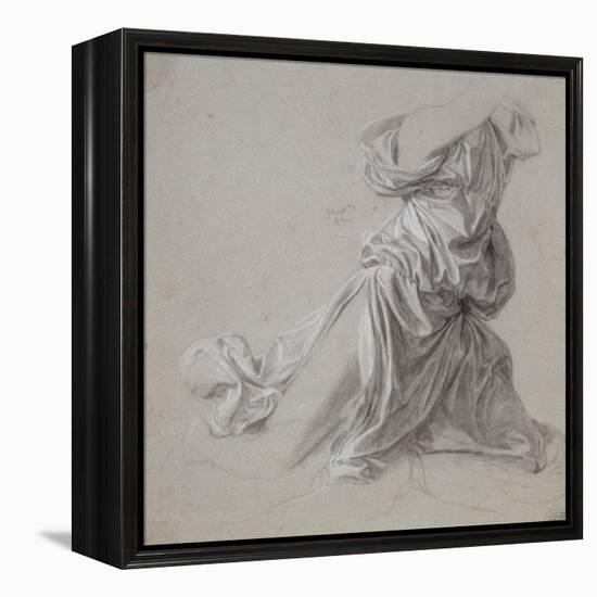Etude de draperie-Jean-Auguste-Dominique Ingres-Framed Premier Image Canvas