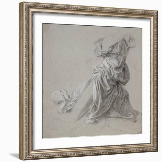 Etude de draperie-Jean-Auguste-Dominique Ingres-Framed Giclee Print