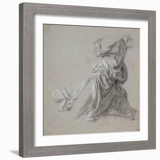 Etude de draperie-Jean-Auguste-Dominique Ingres-Framed Giclee Print