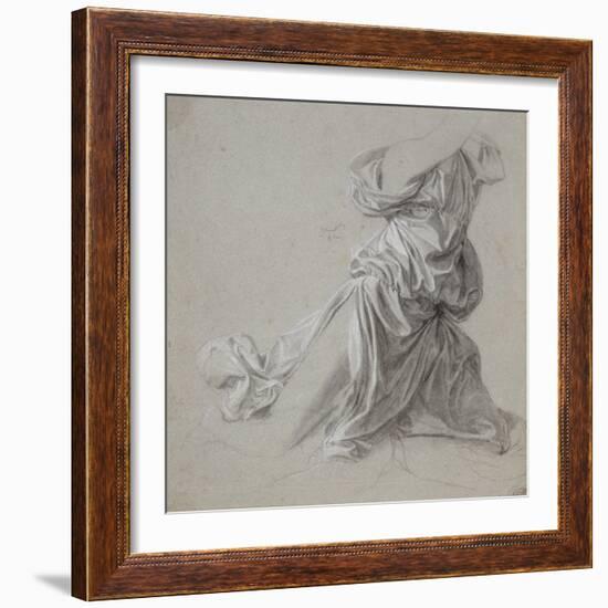 Etude de draperie-Jean-Auguste-Dominique Ingres-Framed Giclee Print