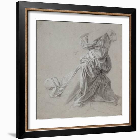 Etude de draperie-Jean-Auguste-Dominique Ingres-Framed Giclee Print