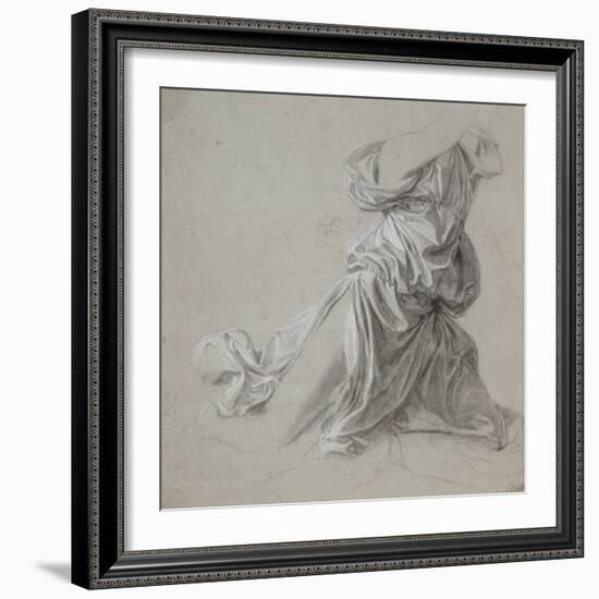 Etude de draperie-Jean-Auguste-Dominique Ingres-Framed Giclee Print