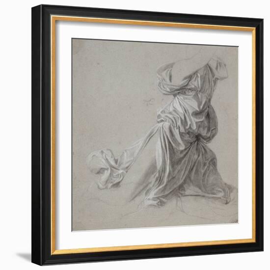 Etude de draperie-Jean-Auguste-Dominique Ingres-Framed Giclee Print