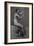 Etude de femme assise à droite, les bras levés-Pierre Paul Prud'hon-Framed Giclee Print