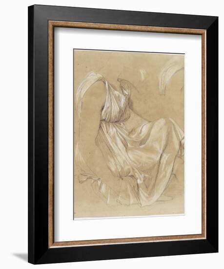 Etude de femme assise-Jean-Auguste-Dominique Ingres-Framed Giclee Print