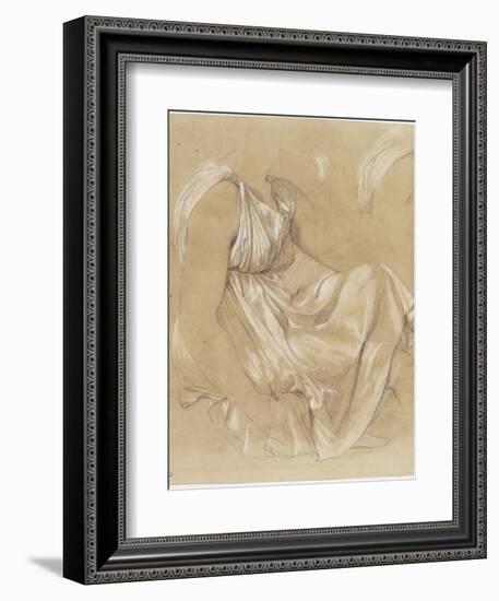 Etude de femme assise-Jean-Auguste-Dominique Ingres-Framed Giclee Print