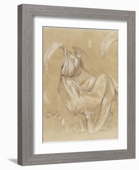 Etude de femme assise-Jean-Auguste-Dominique Ingres-Framed Giclee Print