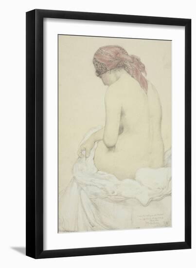 Etude de femme nue et assise-Armand Rassenfosse-Framed Giclee Print