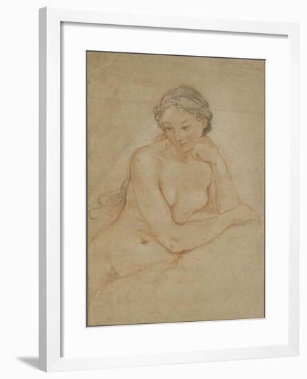 Etude de femme nue-Charles Joseph Natoire-Framed Giclee Print