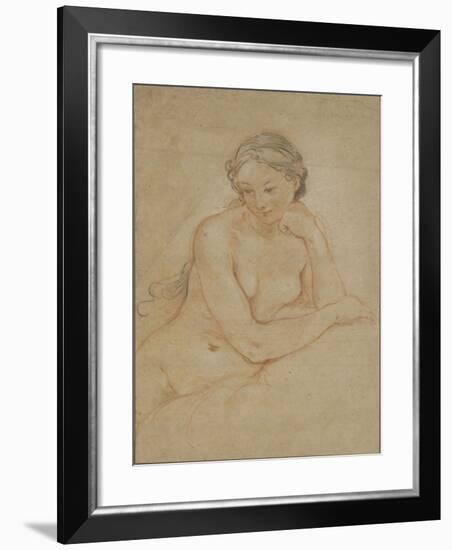 Etude de femme nue-Charles Joseph Natoire-Framed Giclee Print