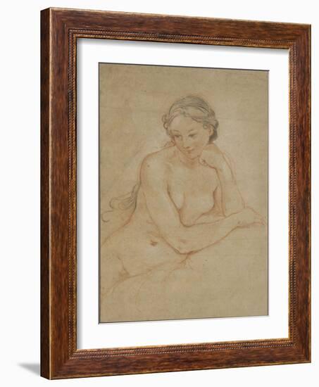 Etude de femme nue-Charles Joseph Natoire-Framed Giclee Print