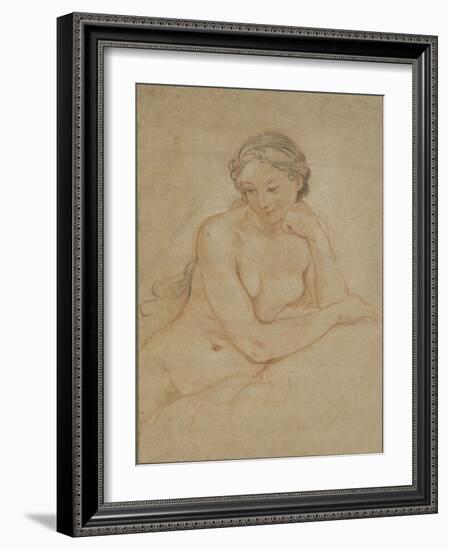 Etude de femme nue-Charles Joseph Natoire-Framed Giclee Print