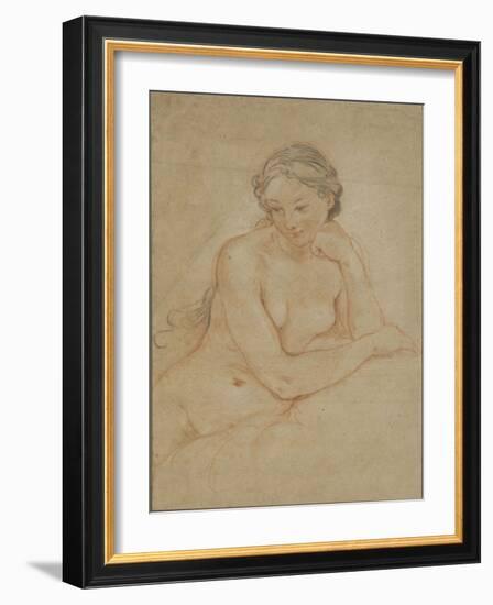 Etude de femme nue-Charles Joseph Natoire-Framed Giclee Print