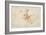 Etude de héron et de lapin-Arnould de Vuez-Framed Giclee Print