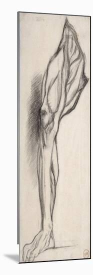 Etude de jambe pour Hercule et l'Hydre de Lerne-Gustave Moreau-Mounted Giclee Print