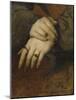 Etude de mains de femme (d'après le portrait de Maddalena Doni de Raphaël)-Jean-Auguste-Dominique Ingres-Mounted Giclee Print