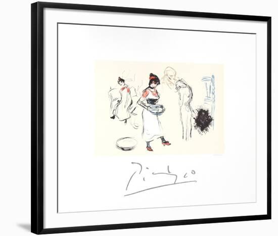 Etude de Personnages-Pablo Picasso-Framed Collectable Print